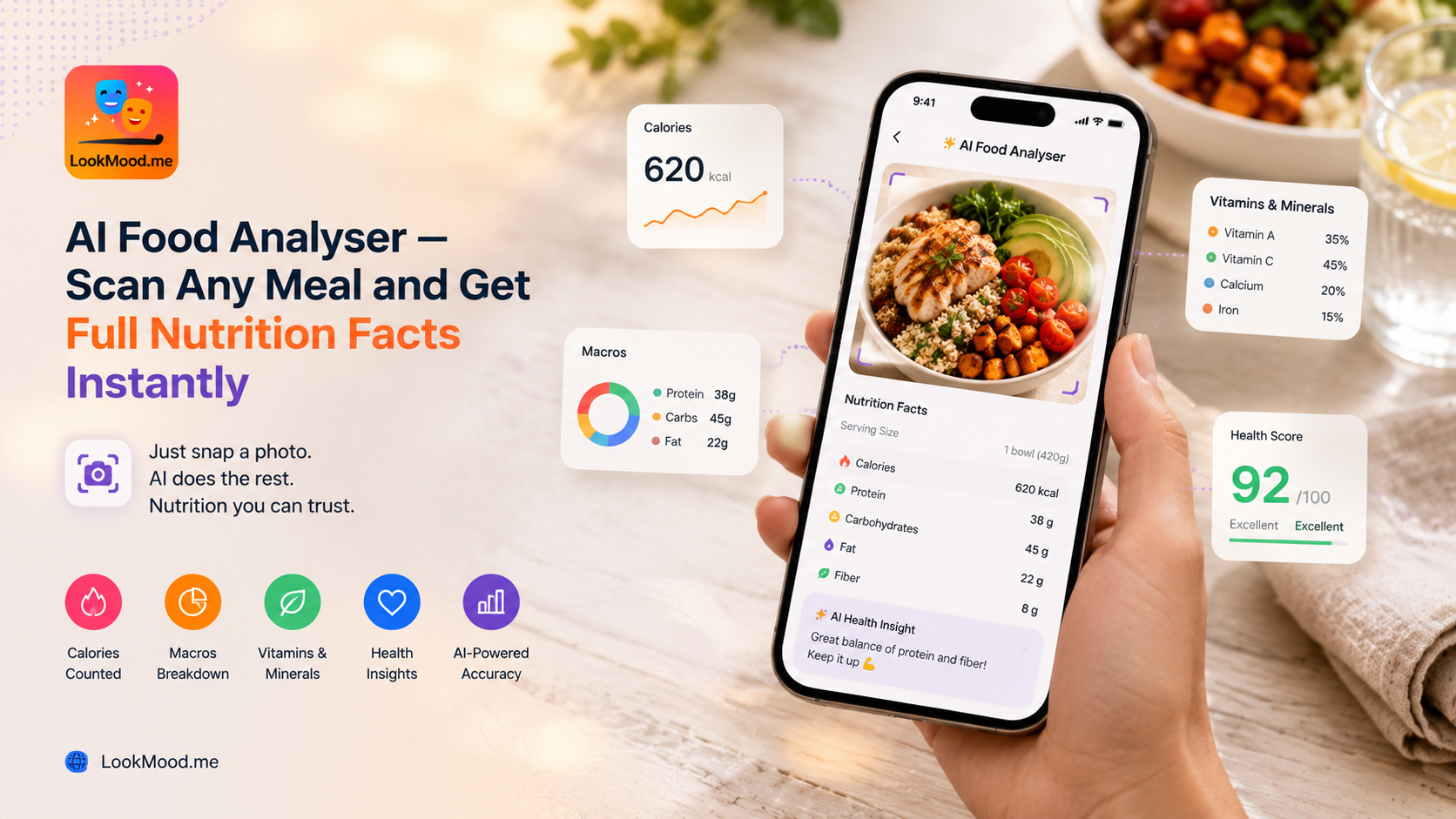 AI Food Analyser — Scan Any Meal and Get Full Nutrition Facts Instantly
