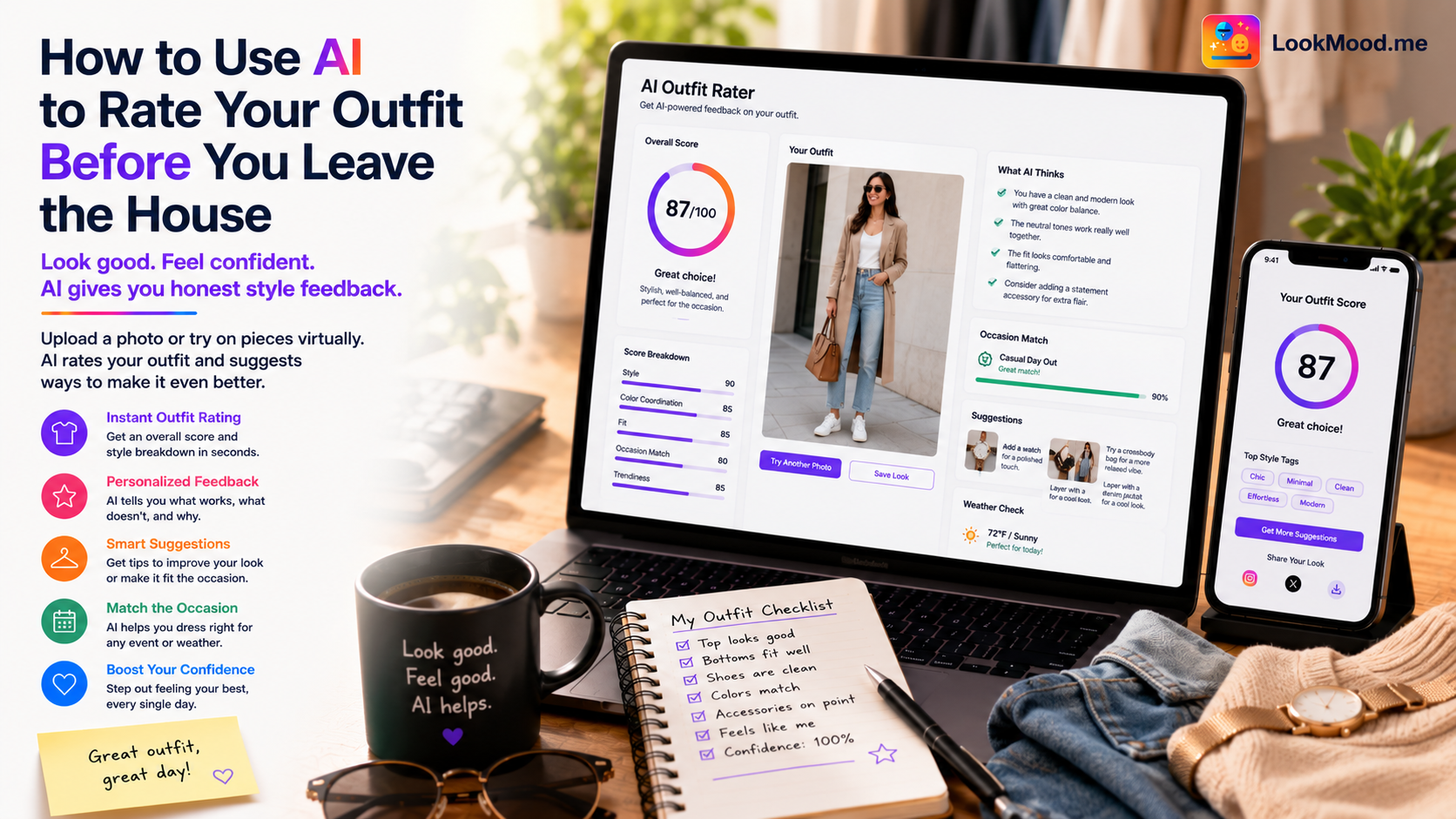 How to Use AI to Rate Your Outfit Before You Leave the House