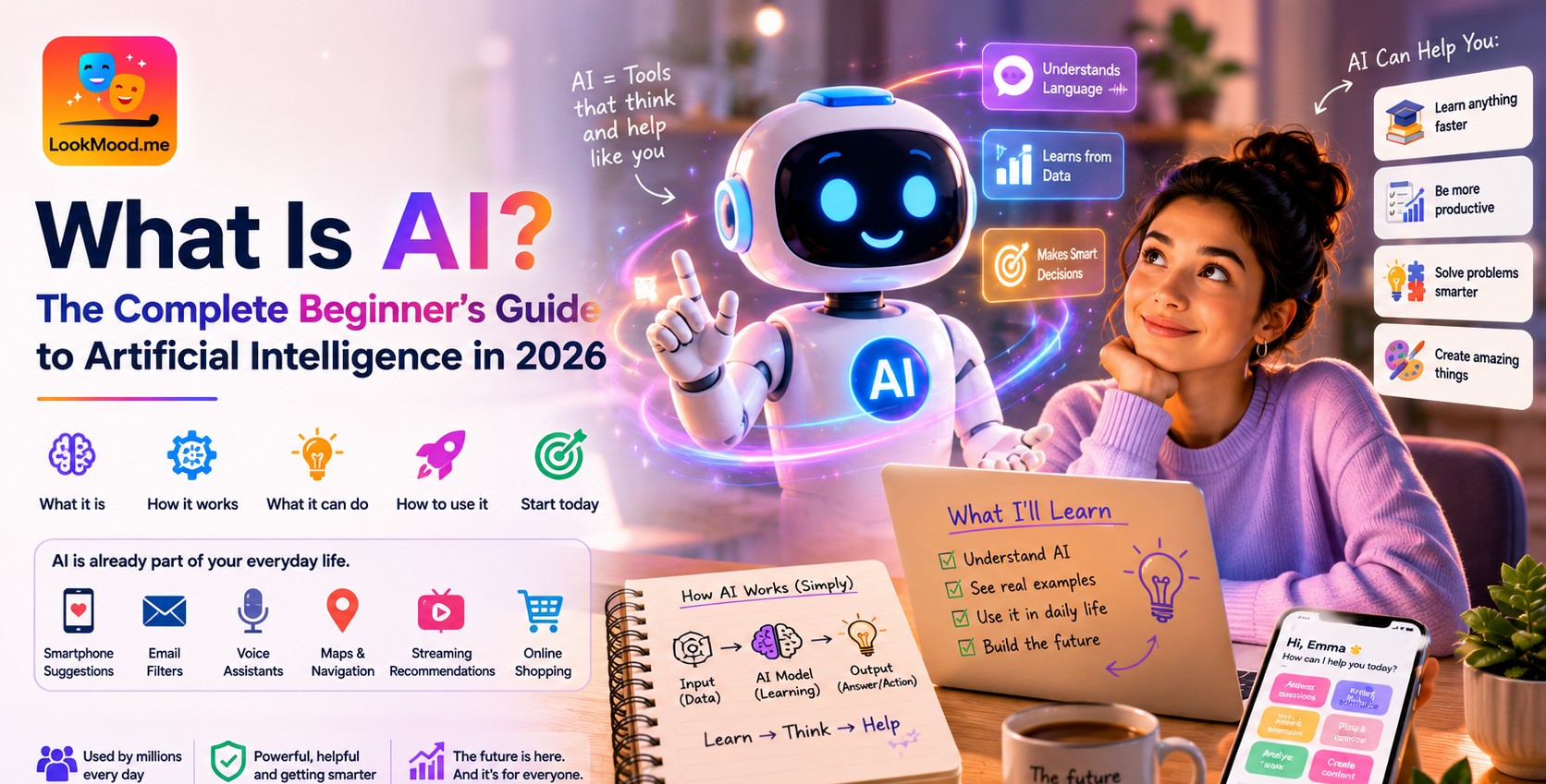 What Is AI? The Complete Beginner's Guide to Artificial Intelligence in 2026