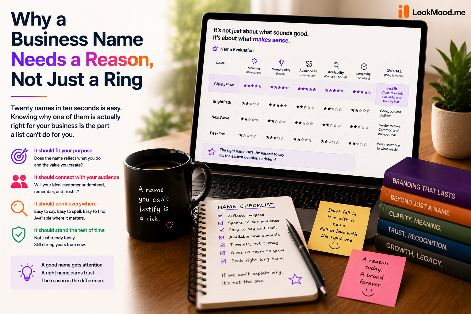 Why a Business Name Needs a Reason, Not Just a Ring