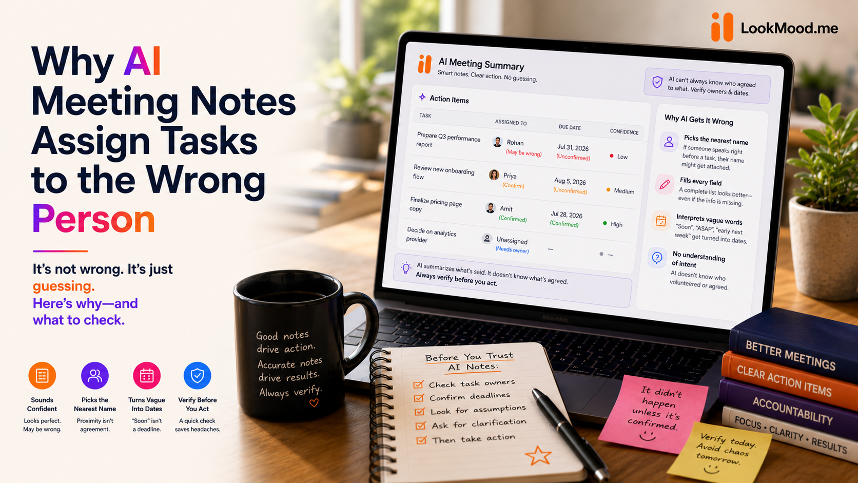 Why AI Meeting Notes Assign Tasks to the Wrong Person